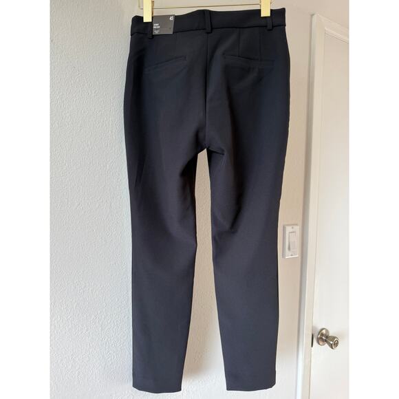 New Express High Waisted Supersoft Twill Skinny Pants, Black, Size 4S - Picture 3 of 7